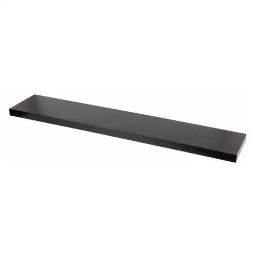 Półka dekoracyjna Form Cusko 38 x 235 x 1180 mm czarna