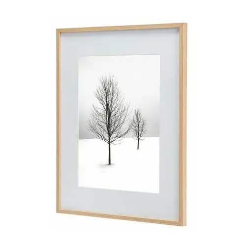 Goodhome Ramka na zdjęcia banggi 30 x 40 cm aluminium efekt drewna