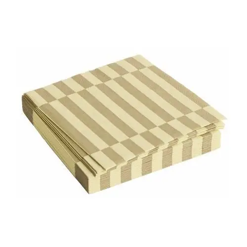 HAY Pattern Lunch Stripe serwetki 33x33 cm 20-pak Cream-sand pillar