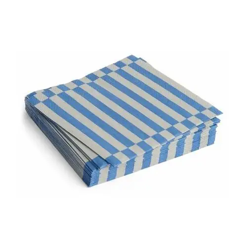 Pattern lunch stripe serwetki 33x33 cm 20-pak grey-blue pillar Hay