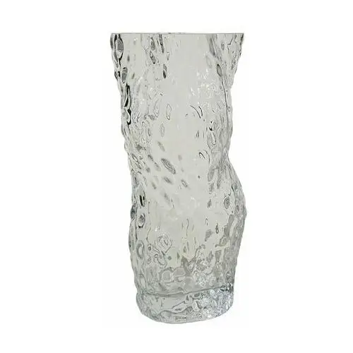 Hein studio szklany wazon ostrea rock 30 cm przezroczysty
