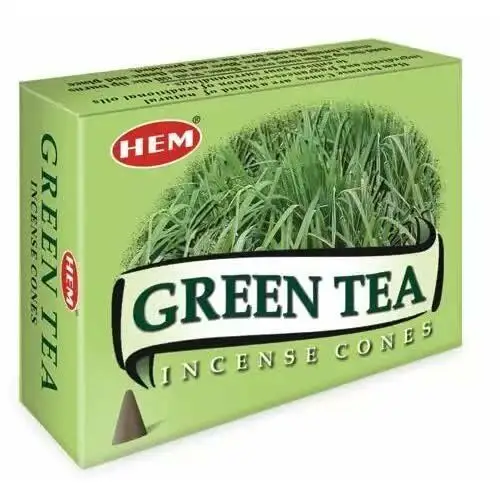 Kadzidełka GREEN TEA, stożkowe