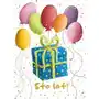 Kartka urodzinowa, prezent z balonami, tłoczenia i złocenia Henry Sklep on-line