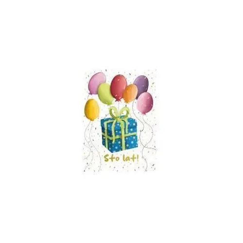 Henry Kartka urodzinowa urodziny, sto lat B6 prezent z balonami