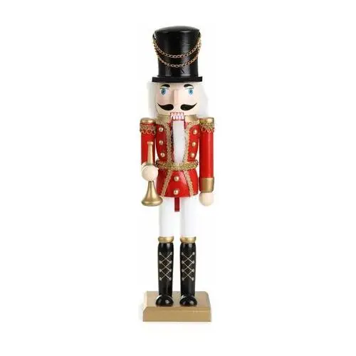 Figurka NUTCRACKER dziadek do orzechów z trąbką 38 cm