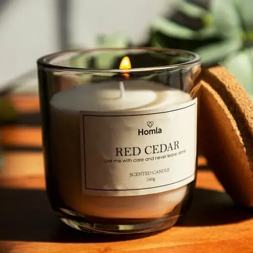 Homla homla Świeca zapachowa verde red cedar 240 g