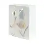 Homla Torebka prezentowa cymka beżowe kwiaty 19x23x10 cm Sklep on-line