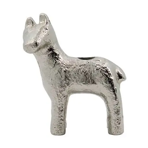 House doctor horse świecznik 7,5 cm antyczne srebro