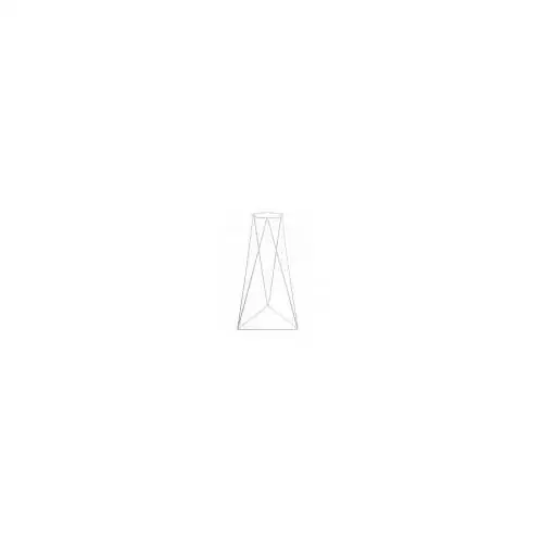 Kwietnik stojący QUBUSS, biały, 45x60x40 cm