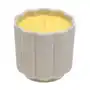 Iittala świeca play w okrągłej formie ceramicznej beżowo-żółta Sklep on-line