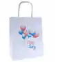 Torba prezentowa z nadrukiem 18x8x22cm na baby shower torebka prezentowa x1 Inna (inny) Sklep on-line