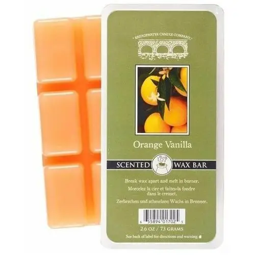Inny producent Bridgewater candle company scented wax bar wosk zapachowy do aromaterapii 73 g - orange vanilla