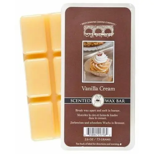 Bridgewater Candle Company Scented Wax Bar wosk zapachowy do aromaterapii 73 g - Vanilla Cream