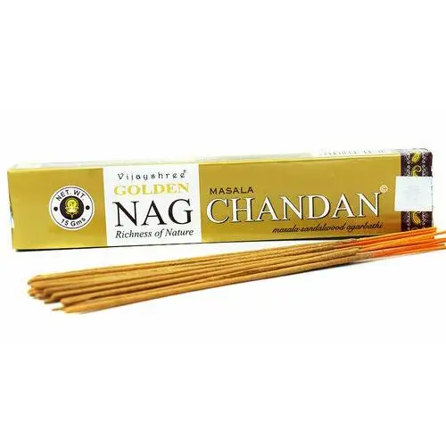 Kadzidła Naturalne Golden Nag Chandan Sandał 15G