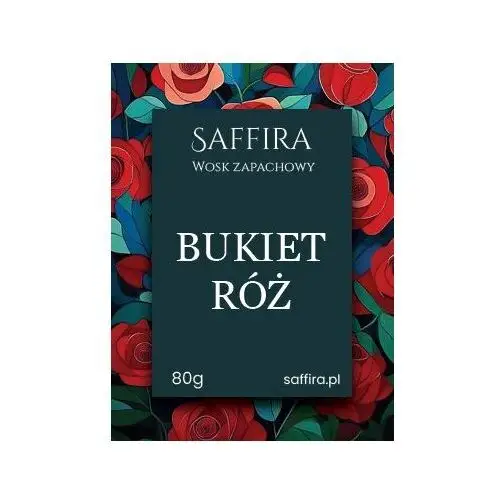 Wosk zapachowy – bukiet róż – 80g / saffira Inny producent