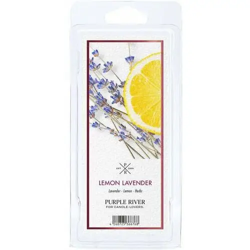 Inny producent Wosk zapachowy sojowy naturalny purple river 50 g cytryna lawenda lemon lavender