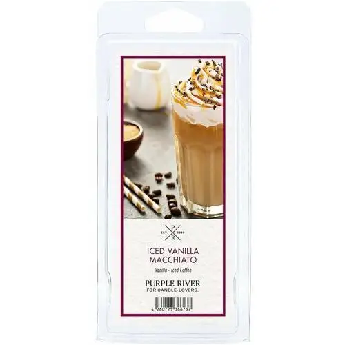 Wosk zapachowy sojowy naturalny purple river 50 g iced vanilla macchiato Inny producent