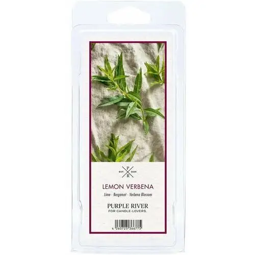 Wosk zapachowy sojowy naturalny Purple River 50 g Lemon Verbena