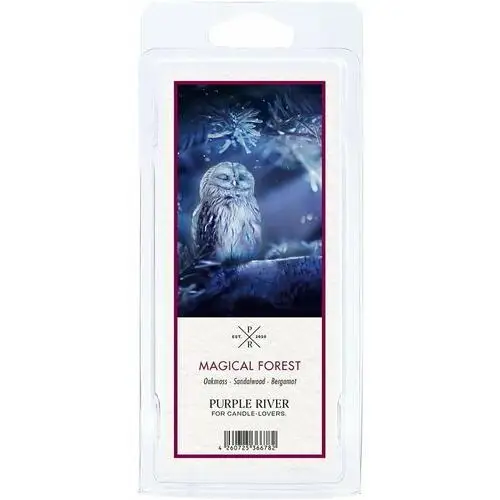 Wosk zapachowy sojowy naturalny purple river 50 g magical forest Inny producent