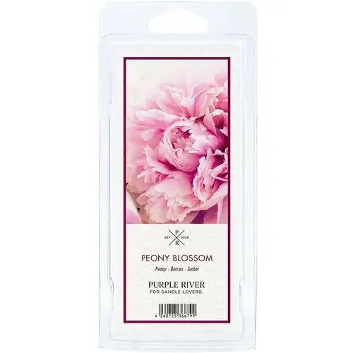 Wosk zapachowy sojowy naturalny purple river 50 g piwonia peony blossom Inny producent