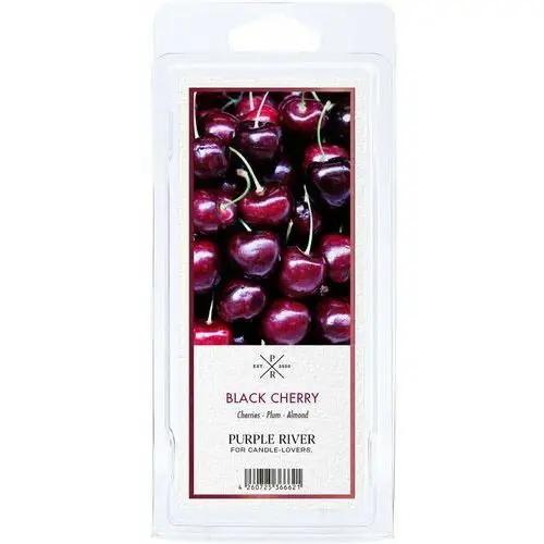 Wosk zapachowy sojowy naturalny Purple River 50 g Wiśnia Black Cherry