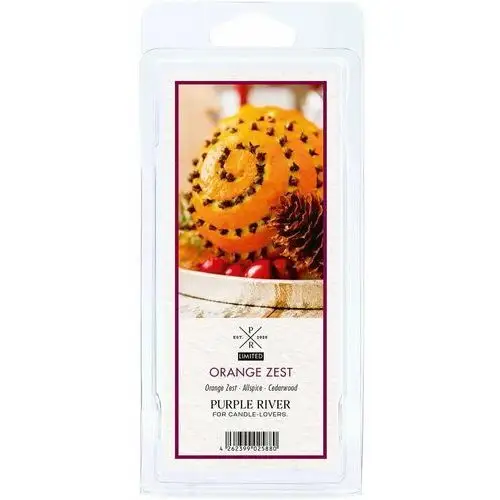 Inny producent Wosk zapachowy sojowy naturalny purple river 50 g zimowa pomarańcza orange zest