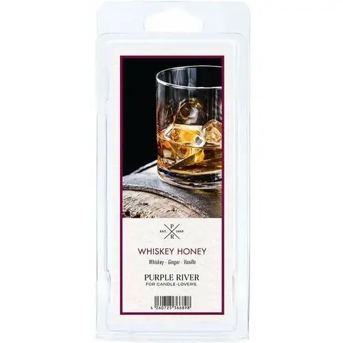 Wosk zapachowy sojowy Purple River 50 g - Miód Whiskey