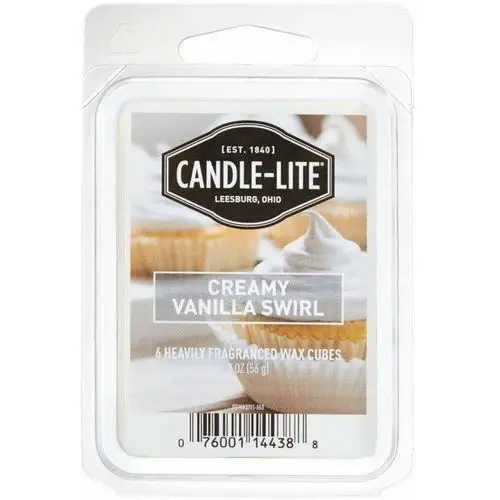 Inny producent Wosk zapachowy w kostkach - creamy vanilla swirl candle-lite 56 g