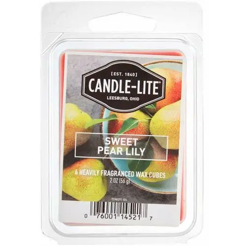 Wosk zapachowy w kostkach - sweet pear lily candle-lite 56 g Inny producent