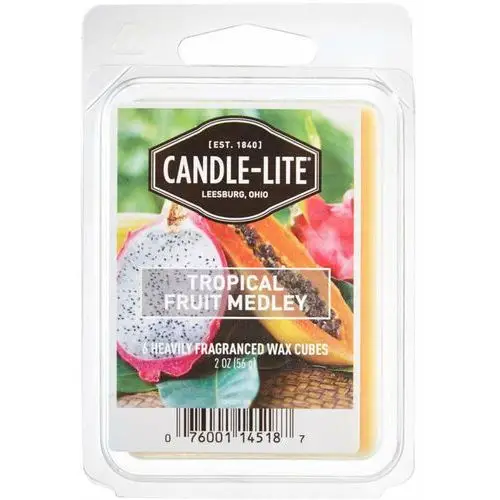 Wosk zapachowy w kostkach - tropical fruit medley candle-lite 56 g Inny producent