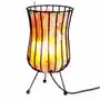 Inny producent Wysoka lampa solna w koszyku metalowym - różowa Sklep on-line