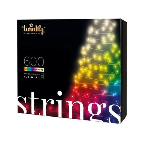 Inteligentne lampki choinkowe Twinkly Strings 600 RGBW