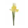 IRYS - sztuczny kwiat dekoracyjny z płatkami z jedwabistej tkaniny 70 cm żółty Sklep on-line