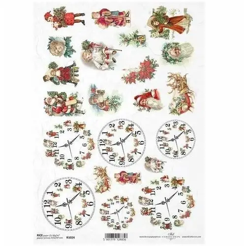 PAPIER RYŻOWY do decoupage R1024 Boże Narodzenie