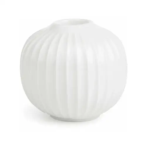 Kähler design Biały porcelanowy świecznik hammershoi, ⌀ 7,5 cm