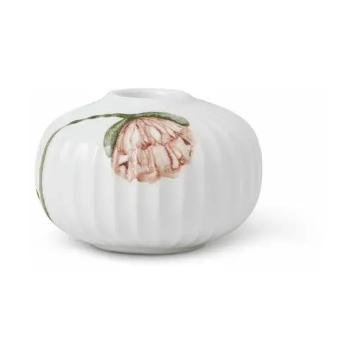 Kähler design Biały porcelanowy świecznik poppy, ø 7,5 cm