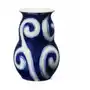 Niebieski kamionkowy ręcznie malowany wazon Tulle – Kähler Design Sklep on-line
