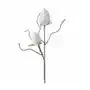 KARCZOCH DWUKWIATOWY - Sztuczny kwiat dekoracyjny z pianki foamirian 93 cm biały Sklep on-line
