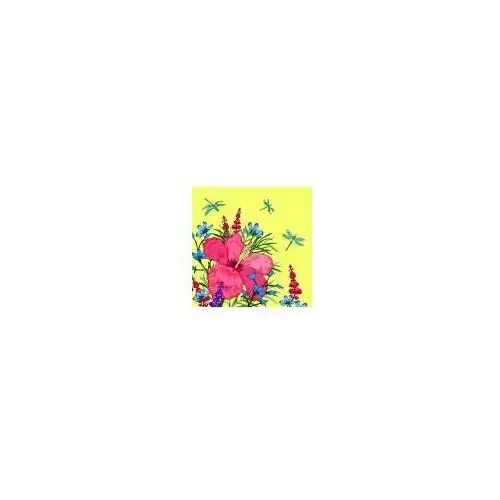 Karnet Swarovski kwadrat CL0601 Kwiaty seledyn