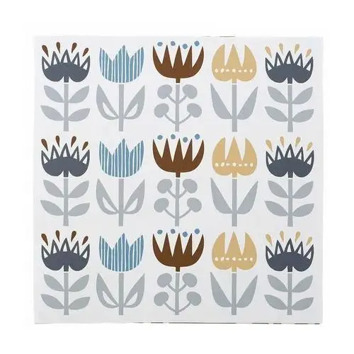 Klippan Yllefabrik Serwetki Tulip 33x33 cm, 20 szt Grey