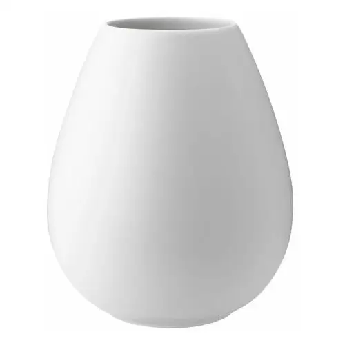 Knabstrup keramik wazon earth 24 cm wapienno-biały