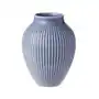 Knabstrup keramik wazon żebrowany knabstrup 12,5 cm lawendowy błękit Sklep on-line