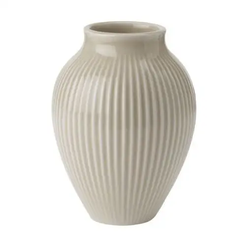Knabstrup keramik wazon żebrowany knabstrup 12,5 cm ripple sand