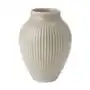 Knabstrup keramik wazon żebrowany knabstrup 12,5 cm ripple sand Sklep on-line