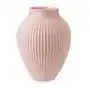 Knabstrup Keramik Wazon żebrowany Knabstrup 27 cm Różowy Sklep on-line