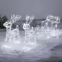 Konstsmide christmas błyszcząca dekoracja zewnętrzna led - renifer z saniami Sklep on-line