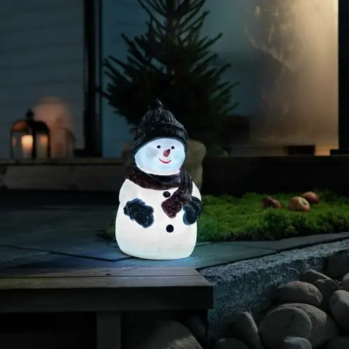 Konstsmide christmas figura dekoracyjna led bałwan zmiana barw rgb ip44