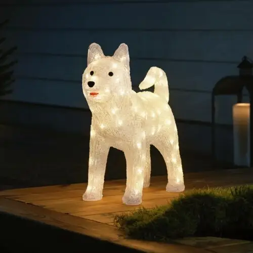 Figurka dekoracyjna led husky ip44 43 cm Konstsmide christmas