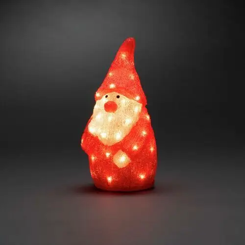 Konstsmide christmas figurka dekoracyjna led mikołaj czerwony ip44 38cm
