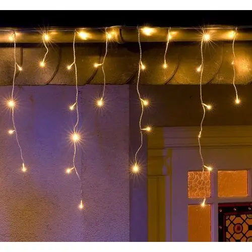 Konstsmide Christmas Kurtyna świetlna LED ice rain ciepła biel 5m